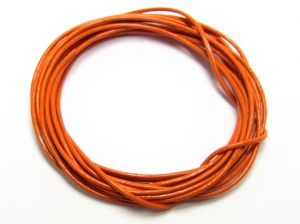 1-Meter-Lederband-Rundleder--ca-1-mm-orange