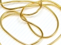 Griffin Bouillon French Wire Perlspiraldraht, 1 mm, vergoldet, 45 cm