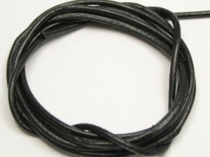 1-Meter-Lederband-Rundleder--ca-1-mm-schwarz
