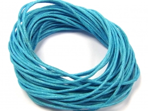 10-Meter-Baumwollband-gewachst--1-mm-trkis