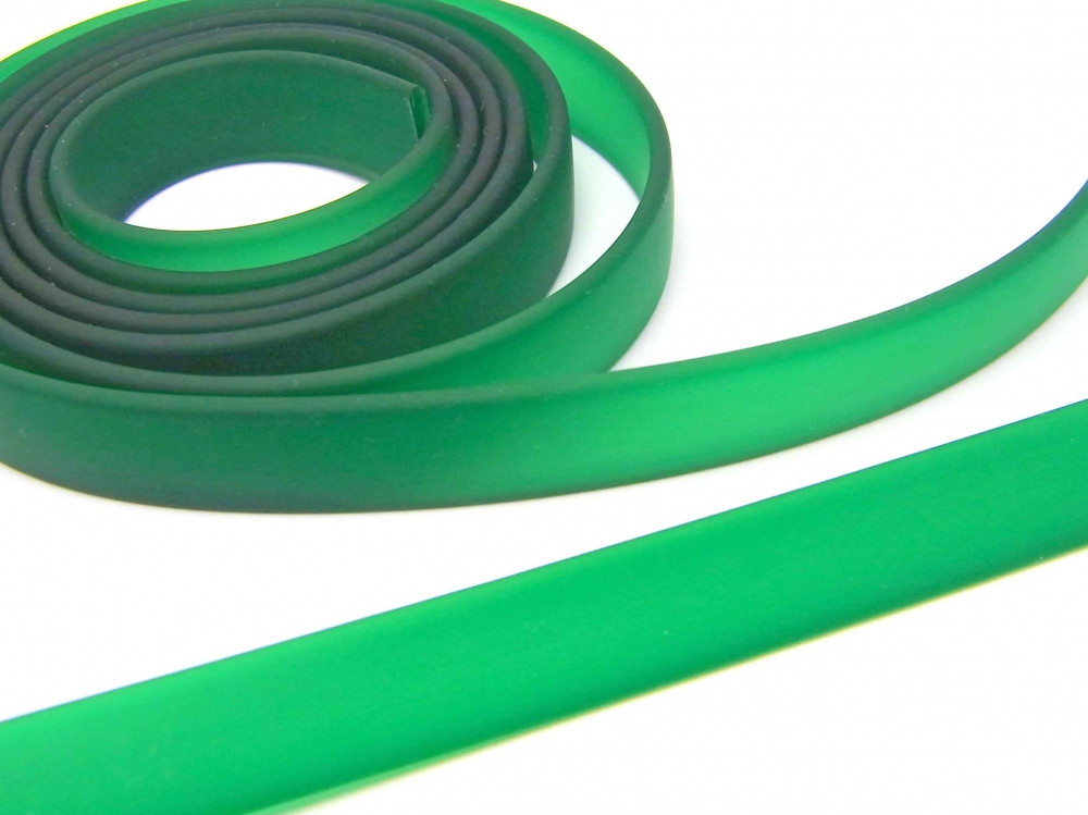 Bild 1 von 1 Meter Flaches PVC-Band, 10 x 2 mm, grün