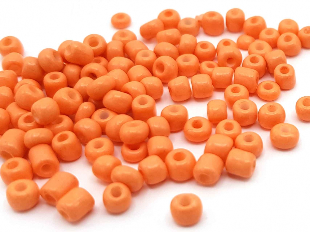 Bild 1 von 20 g  Rocailles,  4 mm, Größe 6/0, Farbe: lachsfarben