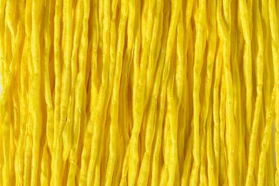 Bild 1 von 1 Meter Seidenband, Seidenschnur, 2 mm,  gelb