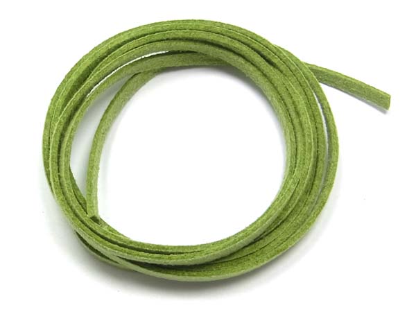 Bild 1 von 2 Meter Veloursband, Wildlederoptik, 3 mm breit, grün