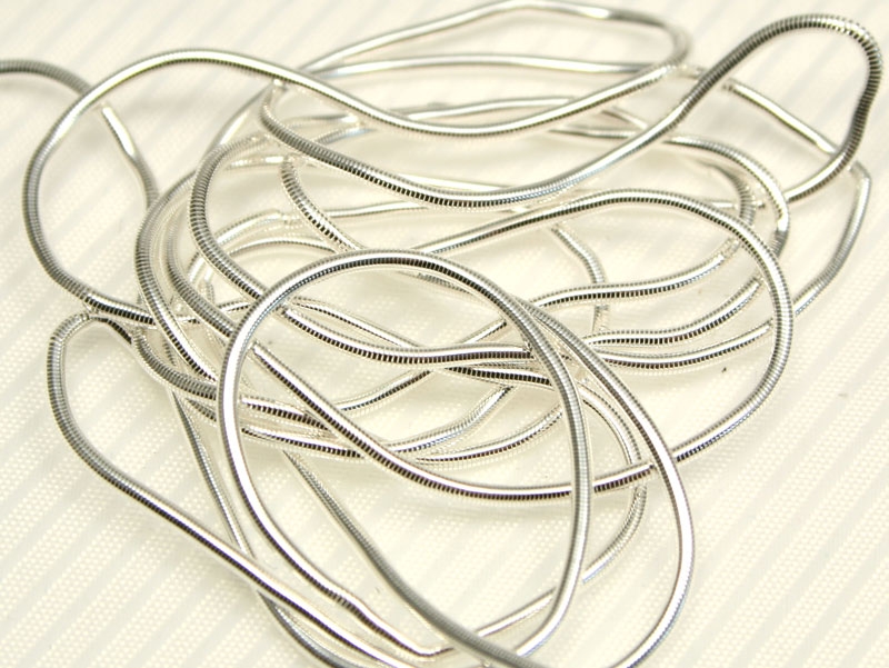 Bild 1 von Griffin Bouillon Perlspiraldraht French Wire, versilbert, 1 mm, 70 cm