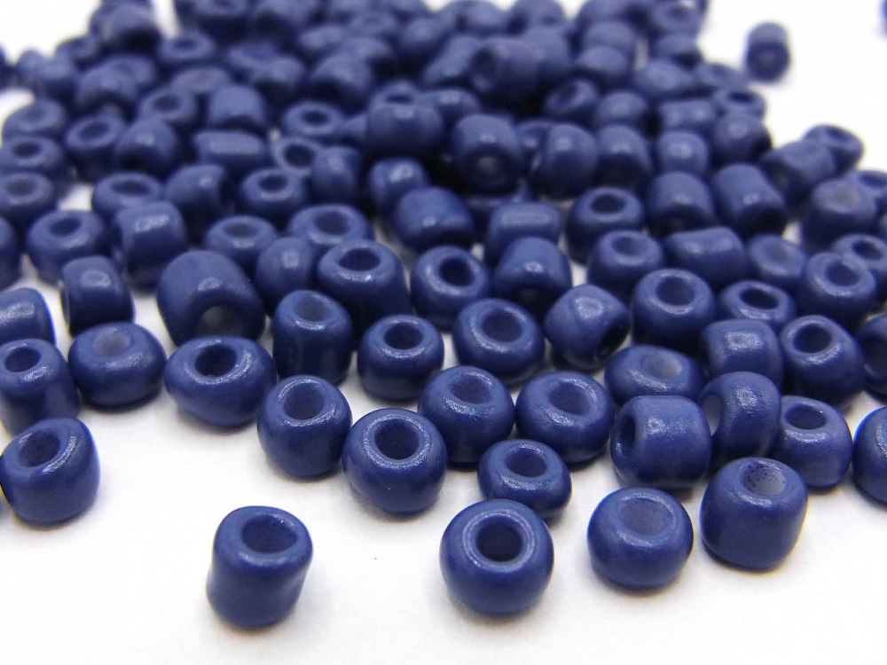 Bild 1 von 20 g  Rocailles,  4 mm, Größe 6/0, Farbe: blau