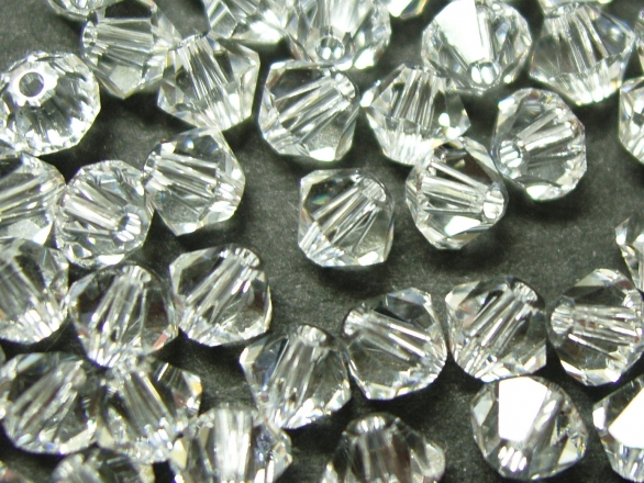 Bild 1 von 20 x Swarovski Elements, bicone, 4 mm, crystal