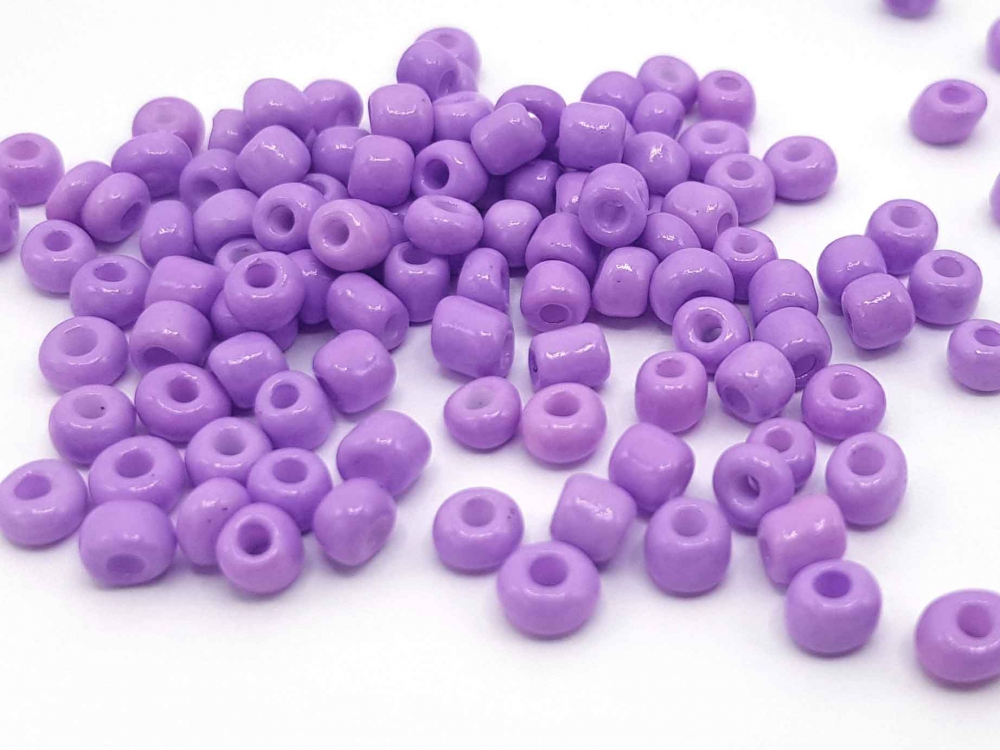 Bild 1 von 20 g  Rocailles,  4 mm, Größe 6/0, Farbe: lavendel