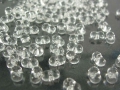 20 g Farfalle Perlen, 4 x 2 mm, kristall, ca. 660 Stück