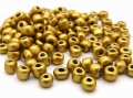 20 g  Rocailles,  4 mm, Größe 6/0, Farbe: gold metallic