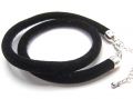 Bild 2 von 20 cm Samtband, ideal für Armbänder, rund, gesäumt, 6 mm, schwarz