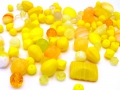 Bild 2 von 100 g Böhmische Glasperlen, gelbe Mischung, SUNSHINE