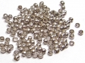 100 x Quetschperlen, 2 mm,  silberfarben