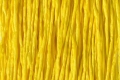 1 Meter Seidenband, Seidenschnur, 2 mm,  gelb