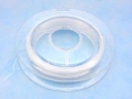 20 m Nylonfaden zum Fädeln von Perlen,  Fädelband, Ø 0,26 mm, transparent