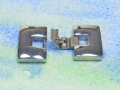 Edelstahlverschluss für breite Bänder, innen: 14 x 2,5 mm
