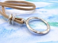 Bild 2 von Großer Ring mit Öse für Anhänger,  28 mm, versilbert, 1 Stück
