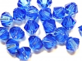 20 x Swarovski Elements, bicone, 4 mm, sapphire