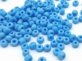 20 g  Rocailles,  4 mm, Größe 6/0, Farbe: sky blue