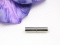 Magnetverschluss für Bänder bis 4mm, silberfarben