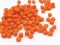 20 g  Rocailles,  4 mm, Größe 6/0, Farbe: orange