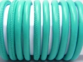 20 cm Nappaleder, Ø 5 mm, rund genäht, türkis