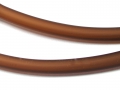 1 Meter PVC - Schlauch, hohl, Ø 3 mm, braun