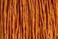 1 Meter Seidenband, Seidenschnur, 2 mm,  gebranntes orange