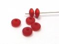 7 x Polarisperlen, Linsen, 6 mm, tomatenrot