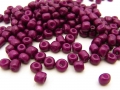 20 g  Rocailles,  4 mm, Größe 6/0, Farbe: purple