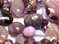 Bild 2 von 100 g Böhmische Glasperlen, VIOLETTAS TRAUM, lila-violett-Töne