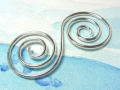 Bild 1 von Metallteil, Doppelspirale, 55 mm, silberfarbem, 1 Stück