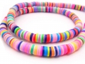 1 Strang Katsuki Perlen, Mix multicolor Frühling, 6 mm, ca. 380 - 400 Stück
