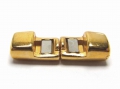 Bild 3 von Magnetverschluss für flache Bänder (5 mm), vergoldet, 1 Stück