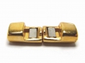 Bild 3 von Magnetverschluss für flache Bänder (5 mm), vergoldet, 1 Stück