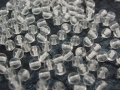 100 x Böhmische Glasperlen, Kugel 4 mm, kristall