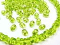20 g Farfalle Perlen, 6,5 x 4 mm, grün, 180 Stück