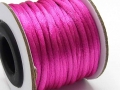 10 Meter Satinband, Schmuckband, 2 mm, magenta