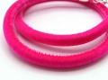 Bild 1 von 20 cm Samtband, ideal für Armbänder, rund, gesäumt, 6 mm, pink