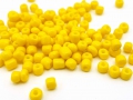 20 g  Rocailles,  4 mm, Größe 6/0, Farbe: gelb