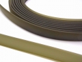 1 Meter Flaches PVC-Band, 10 x 2 mm, oliv