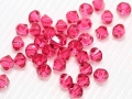 20 x Swarovski Elements, bicone, 4 mm, indian pink