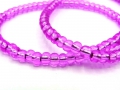 Bild 1 von 20 g Preciosa  Rocailles,  4,5 mm, fuchsia mit Silbereinzug