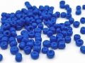 20 g  Rocailles,  4 mm, Größe 6/0, Farbe: kobalt blau