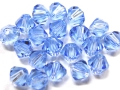 20 x Swarovski Elements, bicone, 4 mm, light sapphire