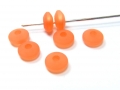 7 x Polarisperlen, Linsen, 6 mm, orange